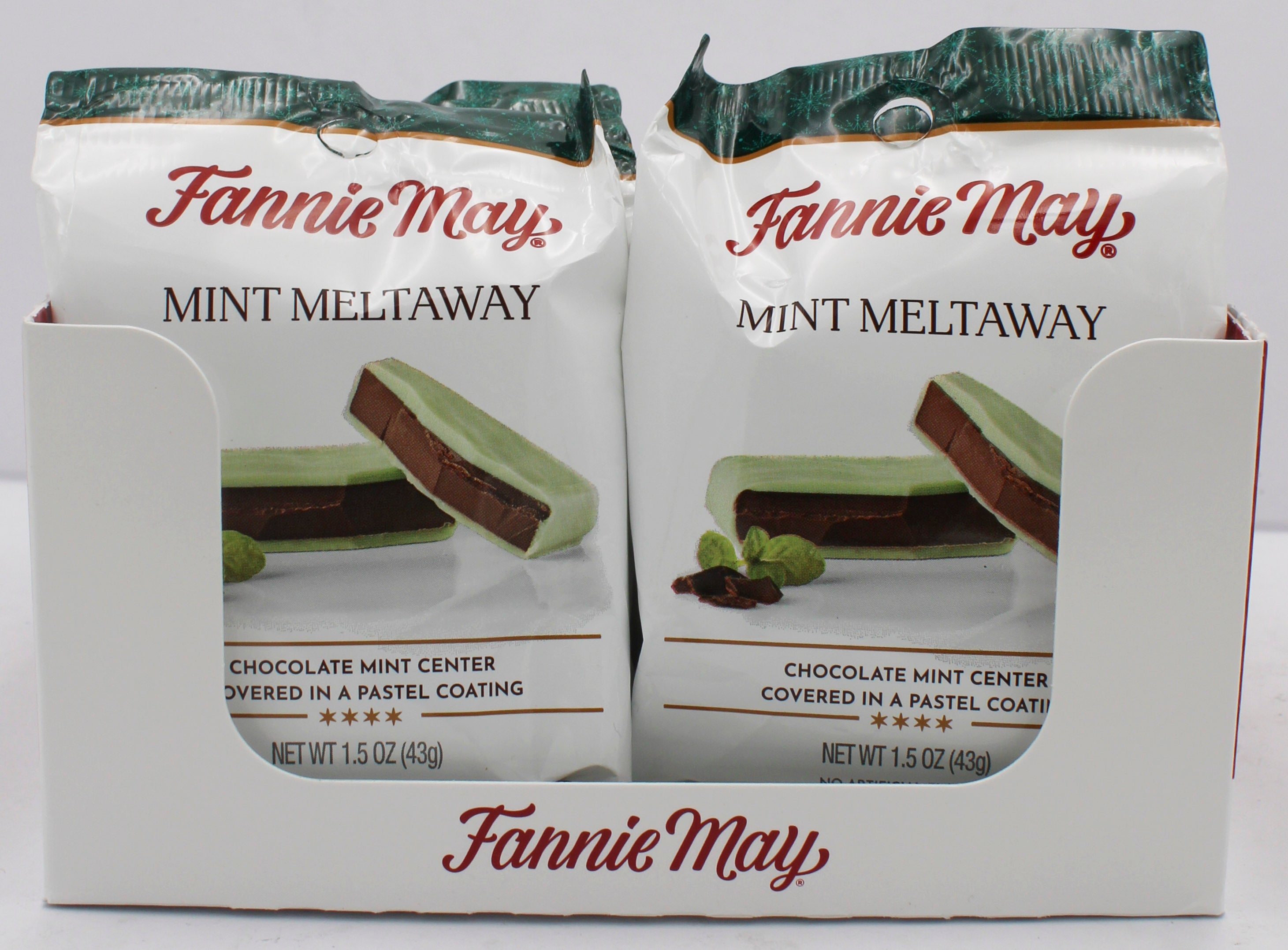 FANNIE MAY MINT MELTAWAY SINGLE SERVE 1.5 Oz BB 12/8/26