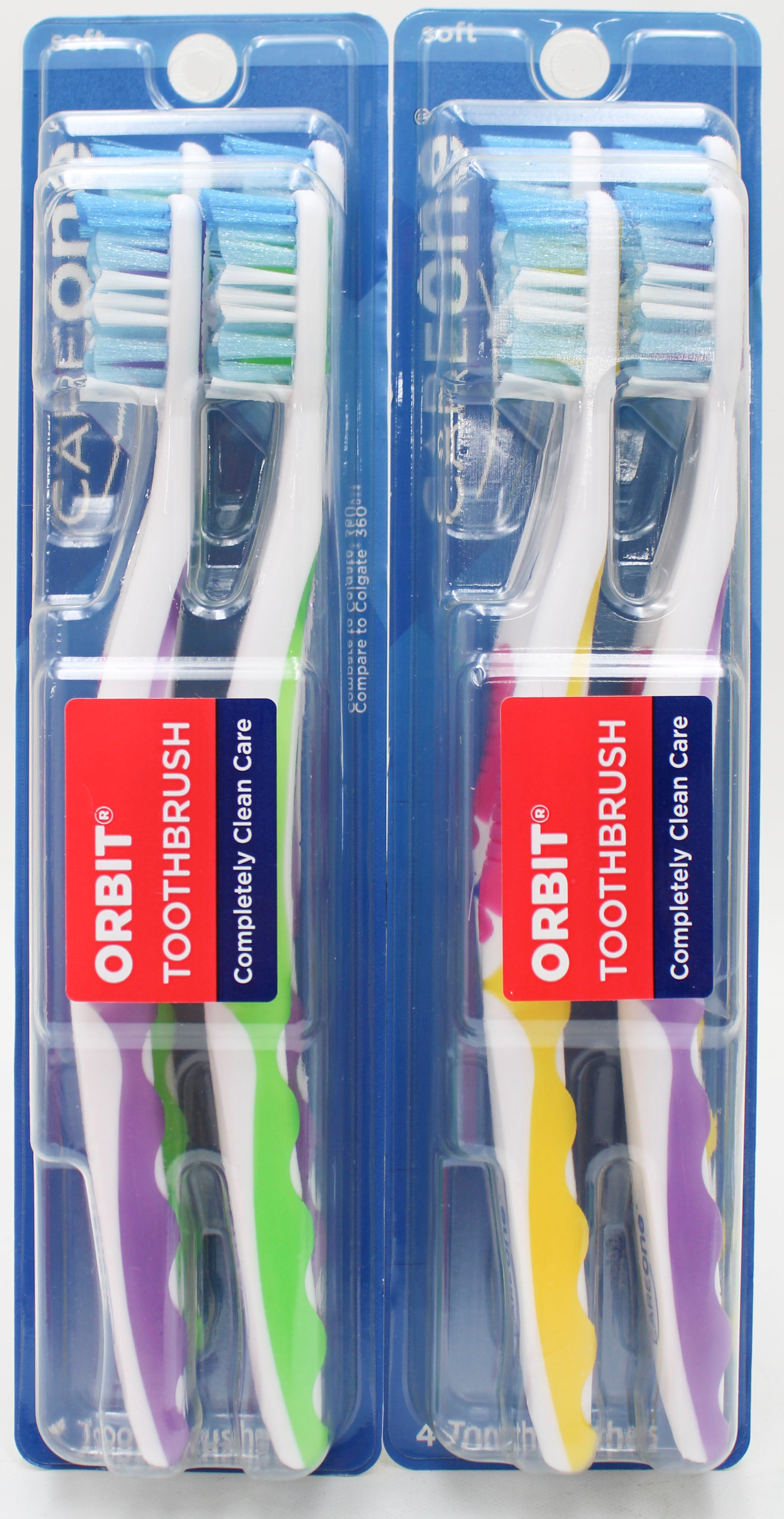 CAREONE ORBIT TOOTHBRUSH 4ct SOFT NI