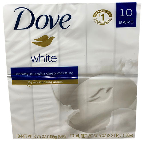 DOVE BAR SOAP 3.75oz/10PK-WHITE