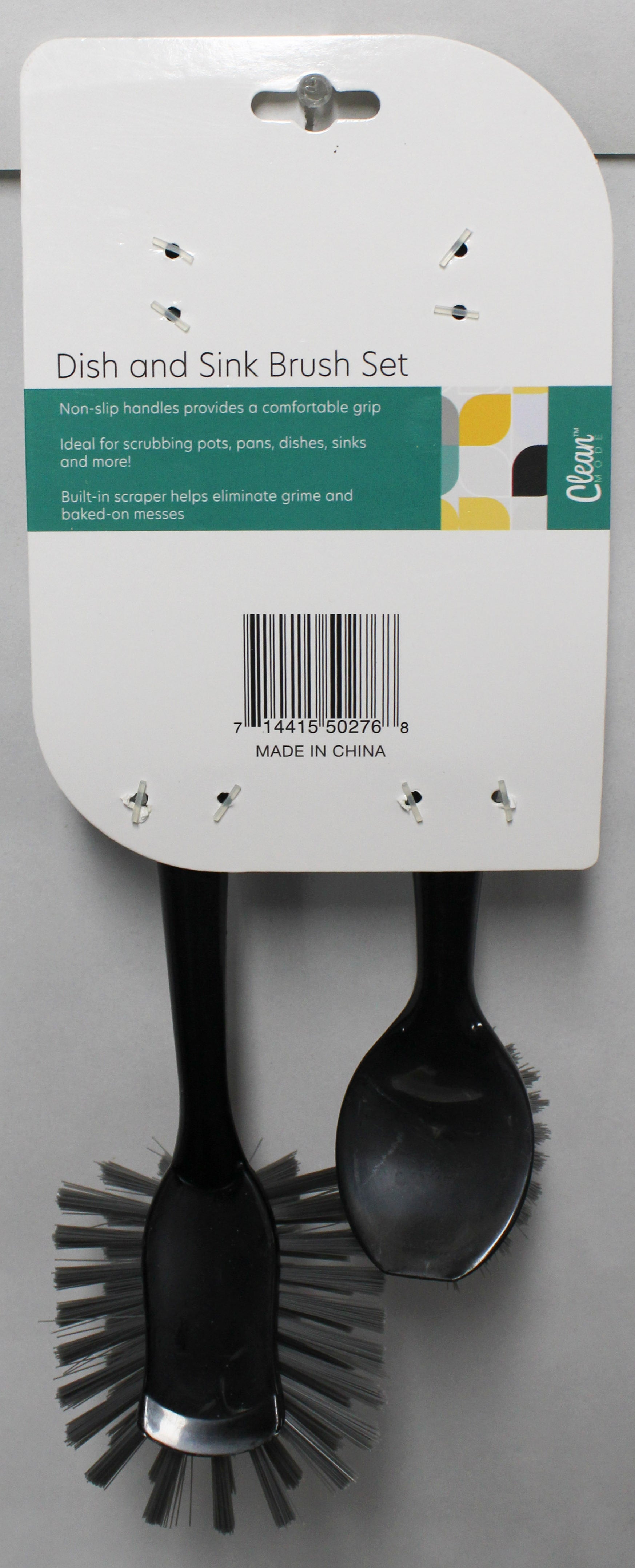 2CT DISH BRUSH SET NI
