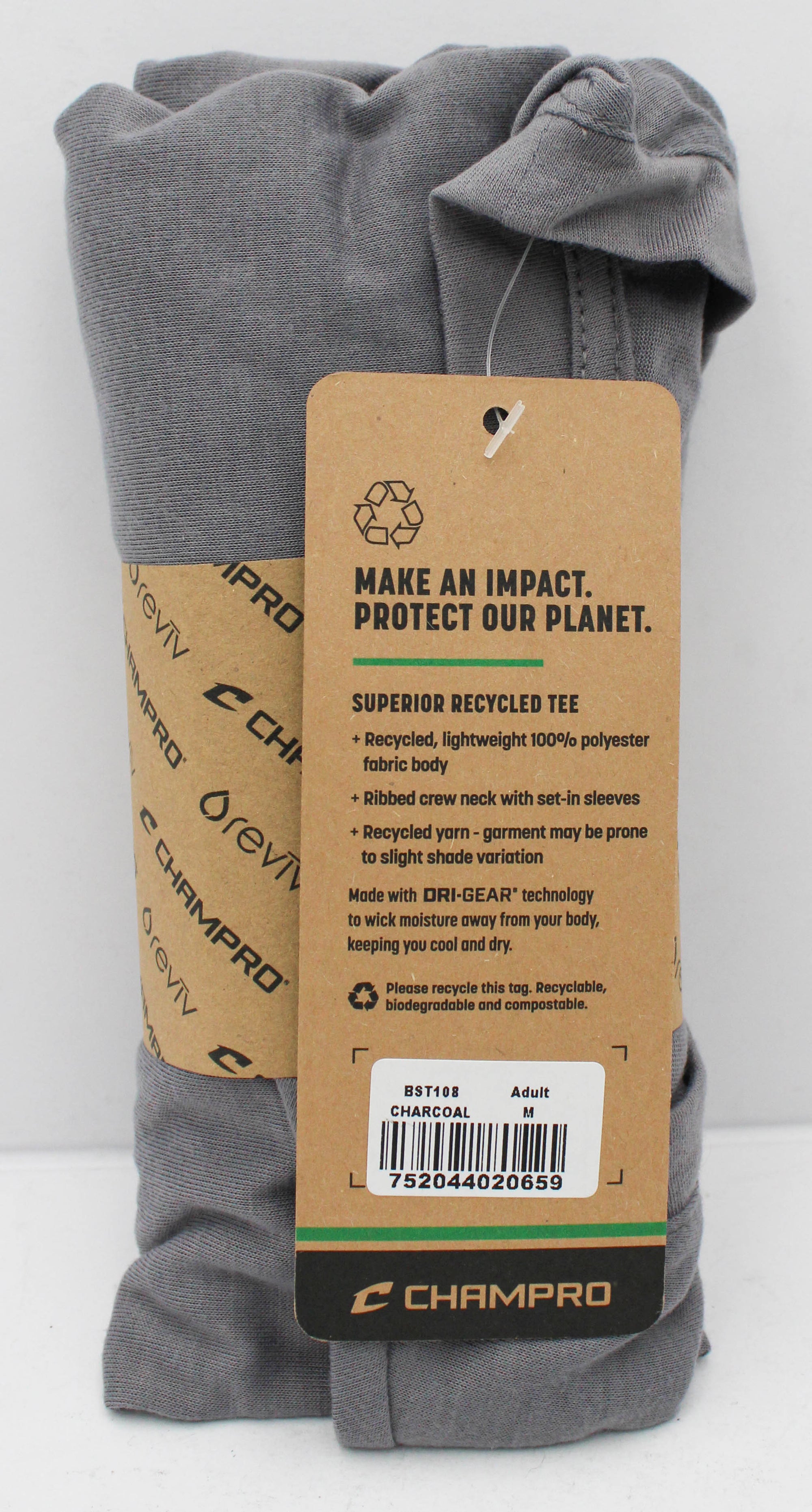 T-SHIRT - ADULT - CHARCOAL - M