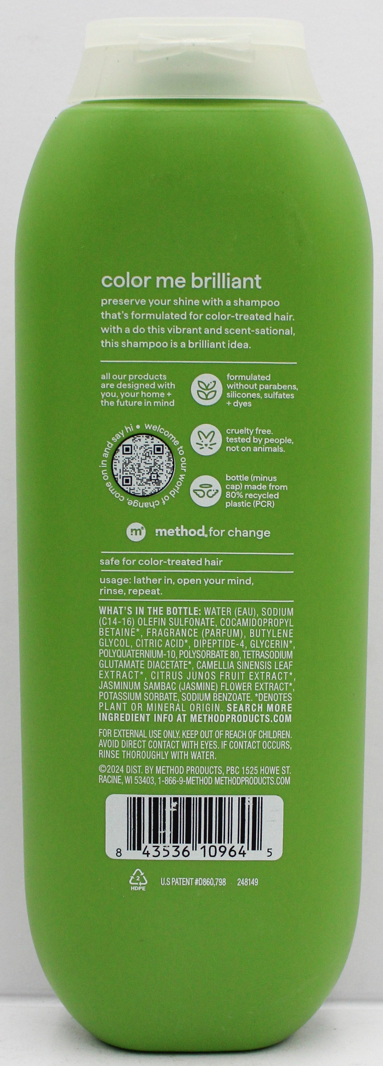 METHOD MINDFUL MATCHA SHAMPOO EXP 14oz