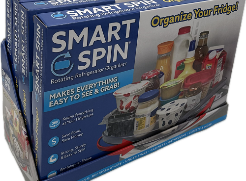 SMART SPIN ROTATING REFRIGERATOR ORGANIZER