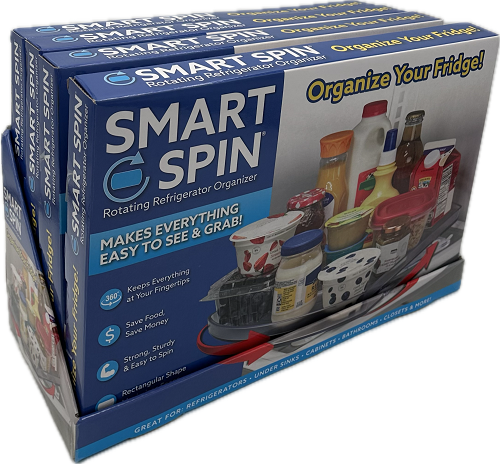 SMART SPIN ROTATING REFRIGERATOR ORGANIZER