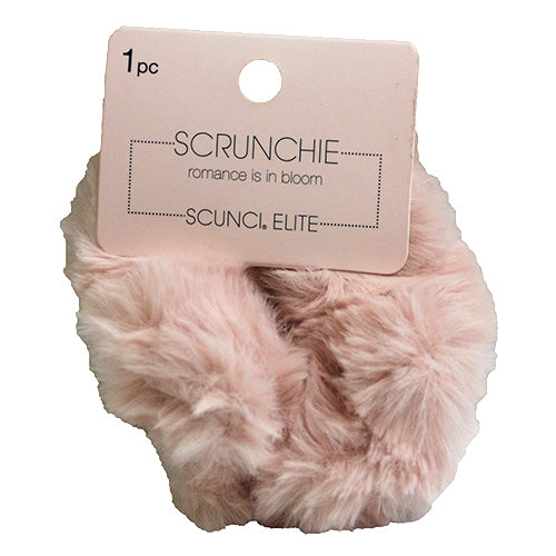 SCUNCI ELITE 1ct SCRUNCHIE BLUSH $5 NI