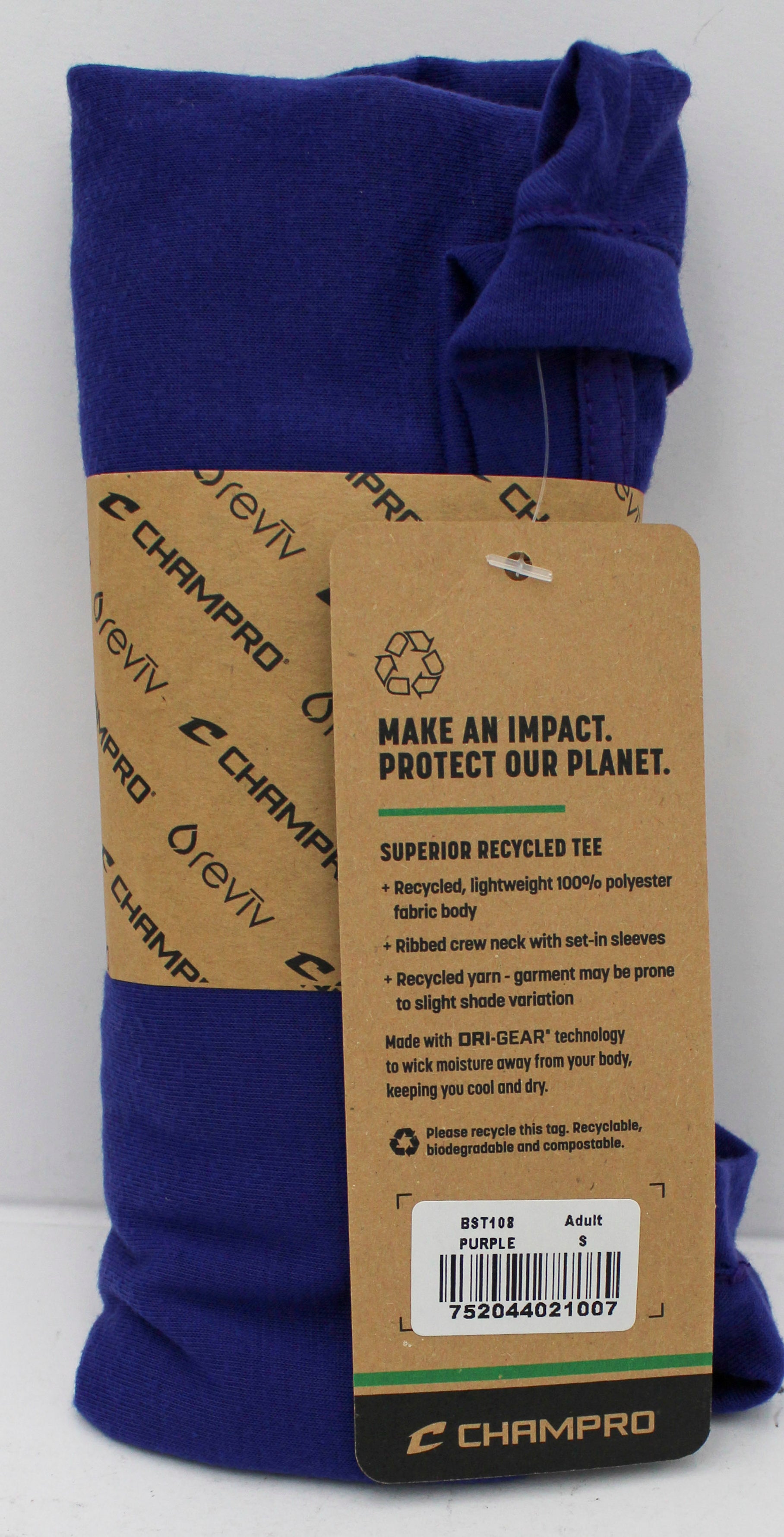 T-SHIRT - ADULT - PURPLE- S