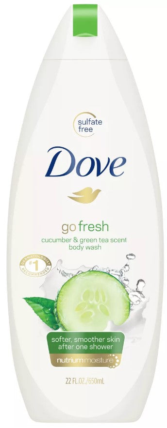 DOVE BODYWASH 500ML-CUCMBR/GR.TEA