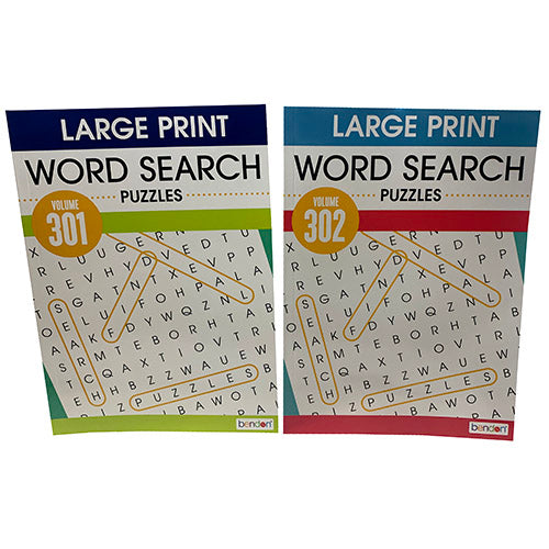 LG.PRINT WORD SRCH PUZZLE BOOK-ASST