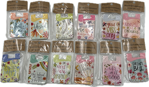 SIMPLE INSPIRATIONS PHONE POCKETS - ASSORTED