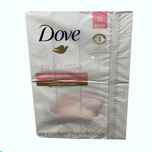 DOVE SOAP 4oz/8PK-PINK/ROSA