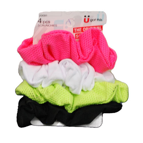 CONAIR SCUNCI SCRUNCHIES NEON 4PK NI