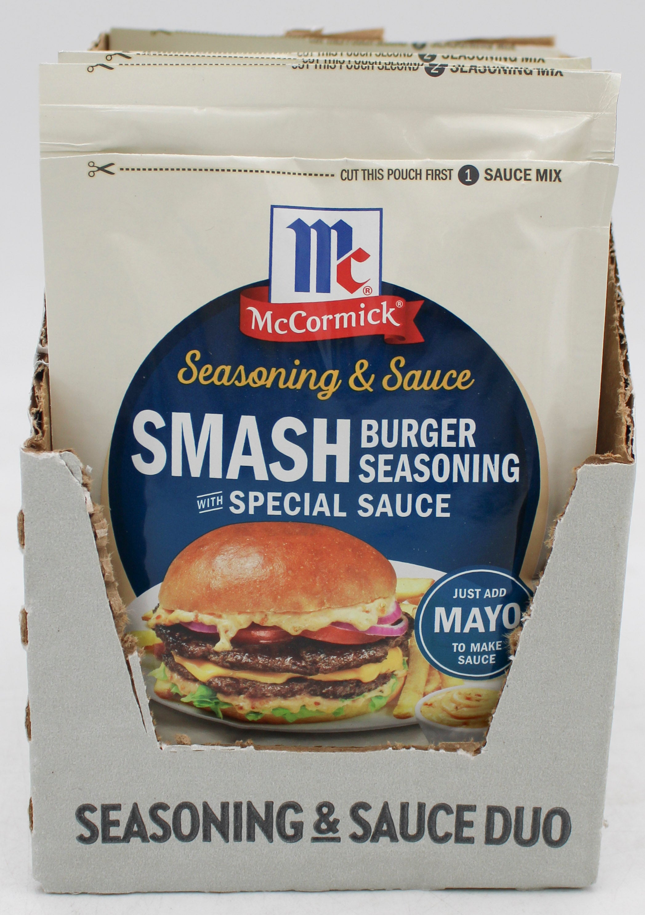 MCCORMICK SEASONING & SAUCE SMASH BURGER SEASONING WITH SPECIAL SAUCE 1.25 Oz Best By 11/23/26