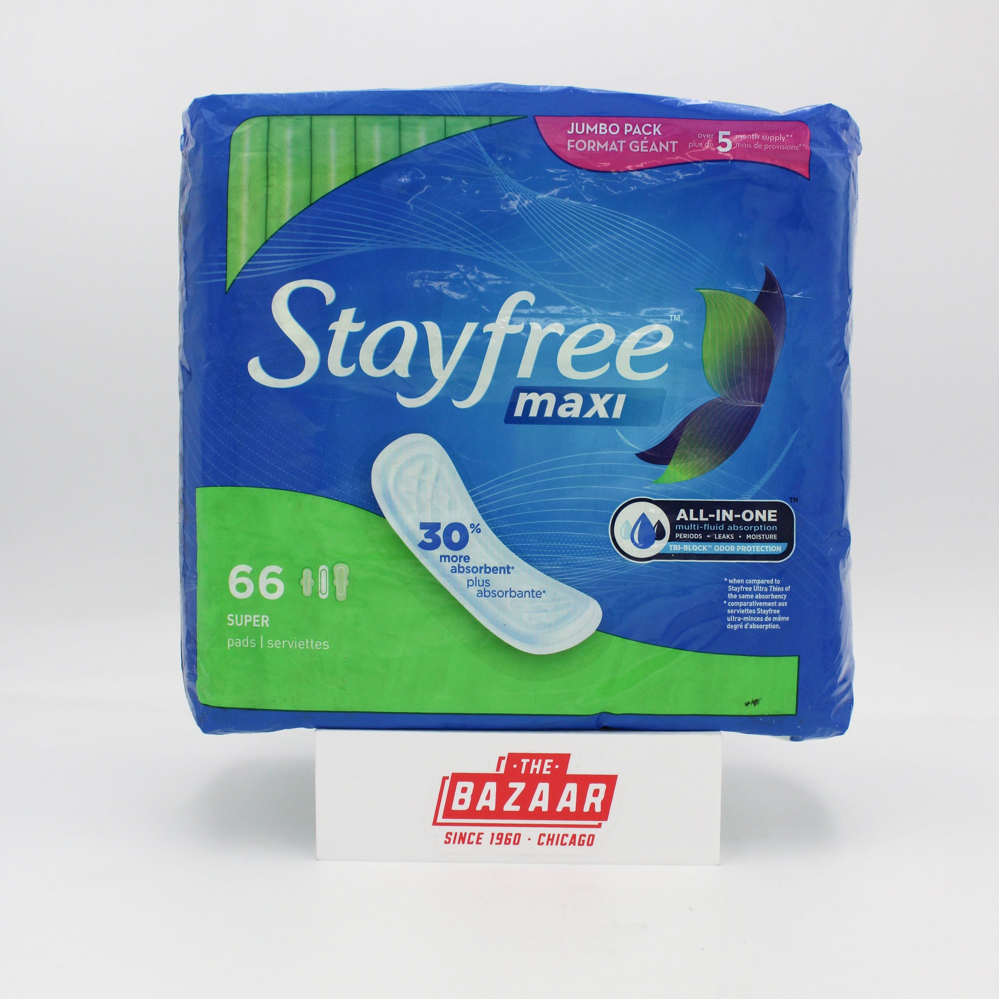 SP STAYFREE MAXI 66 SUPER PADS NI