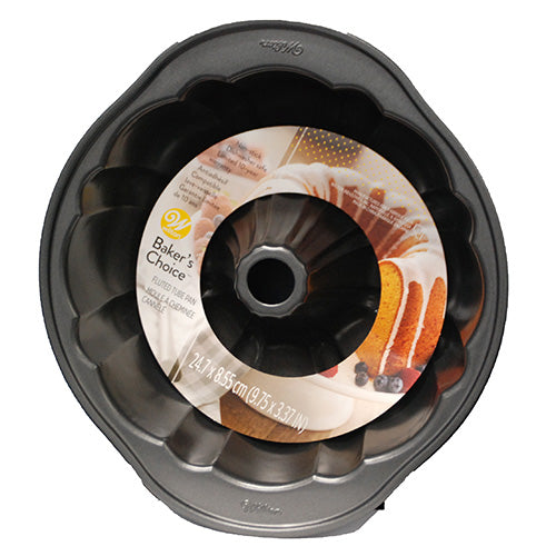 WILTON FLUTED TUBE PAN NON STICK 9.75INX3.37IN