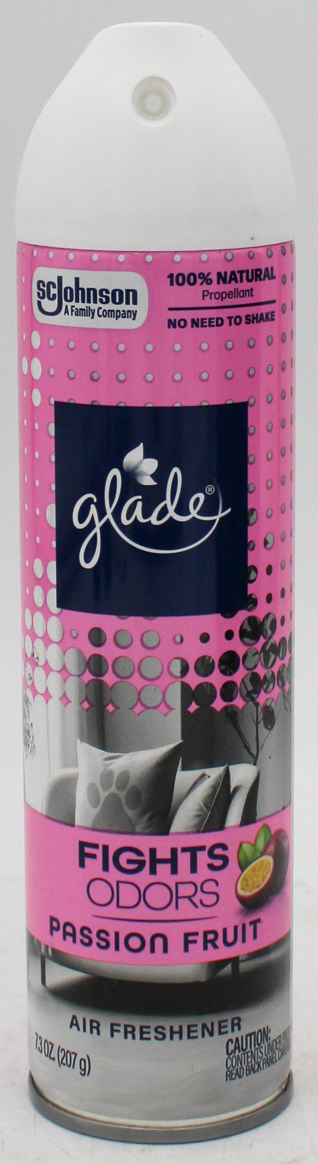 SP GLADE AIR FRESHENER FIGHTS ODORS 7.3oz PASSION FRUIT