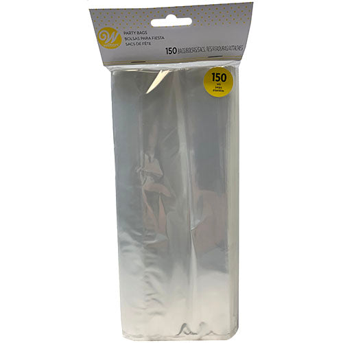 SP WILTON PARTY BAGS 150CT-CLEAR
