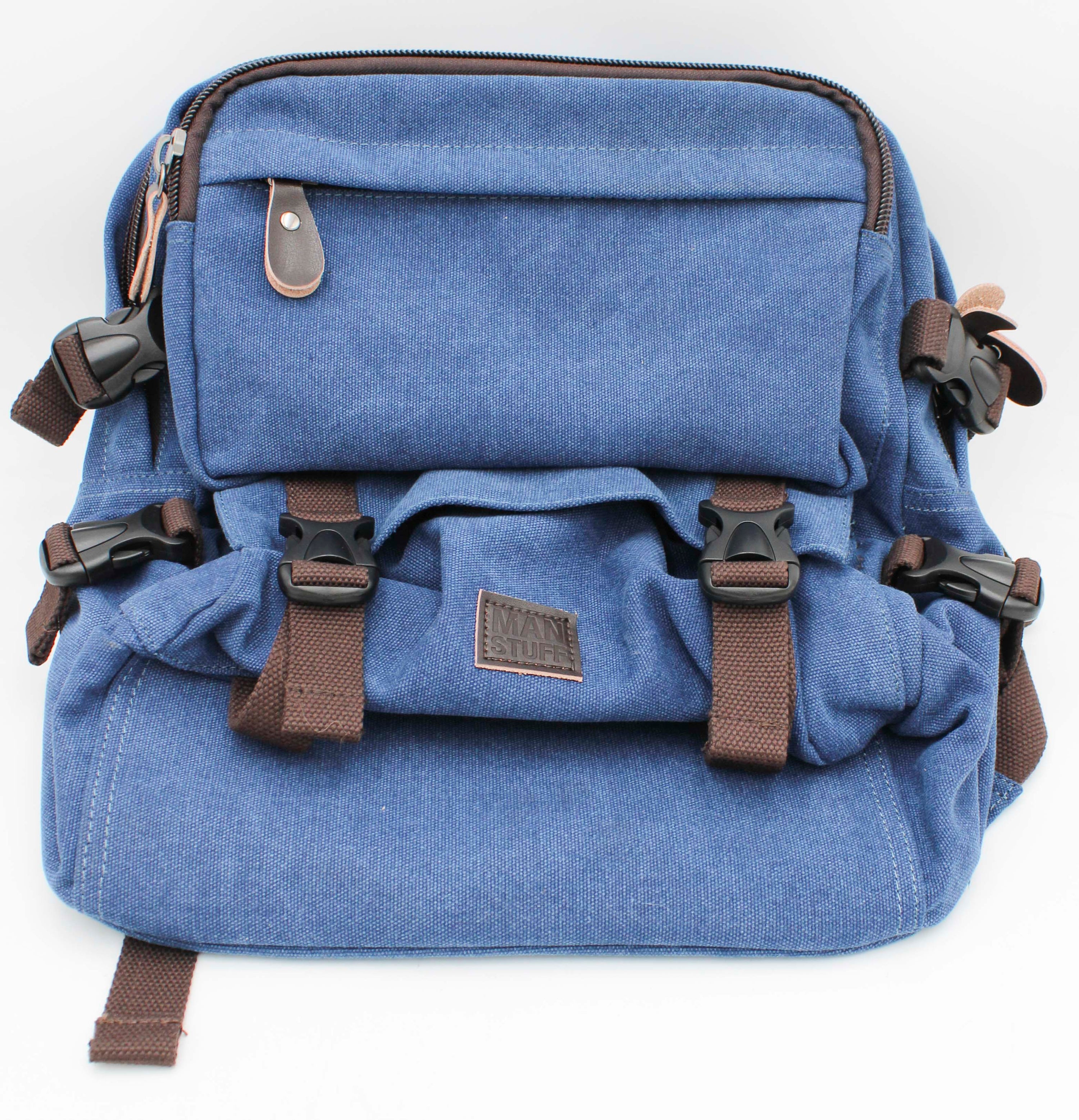 MAN STUFF BACKPACK - DARK BLUE