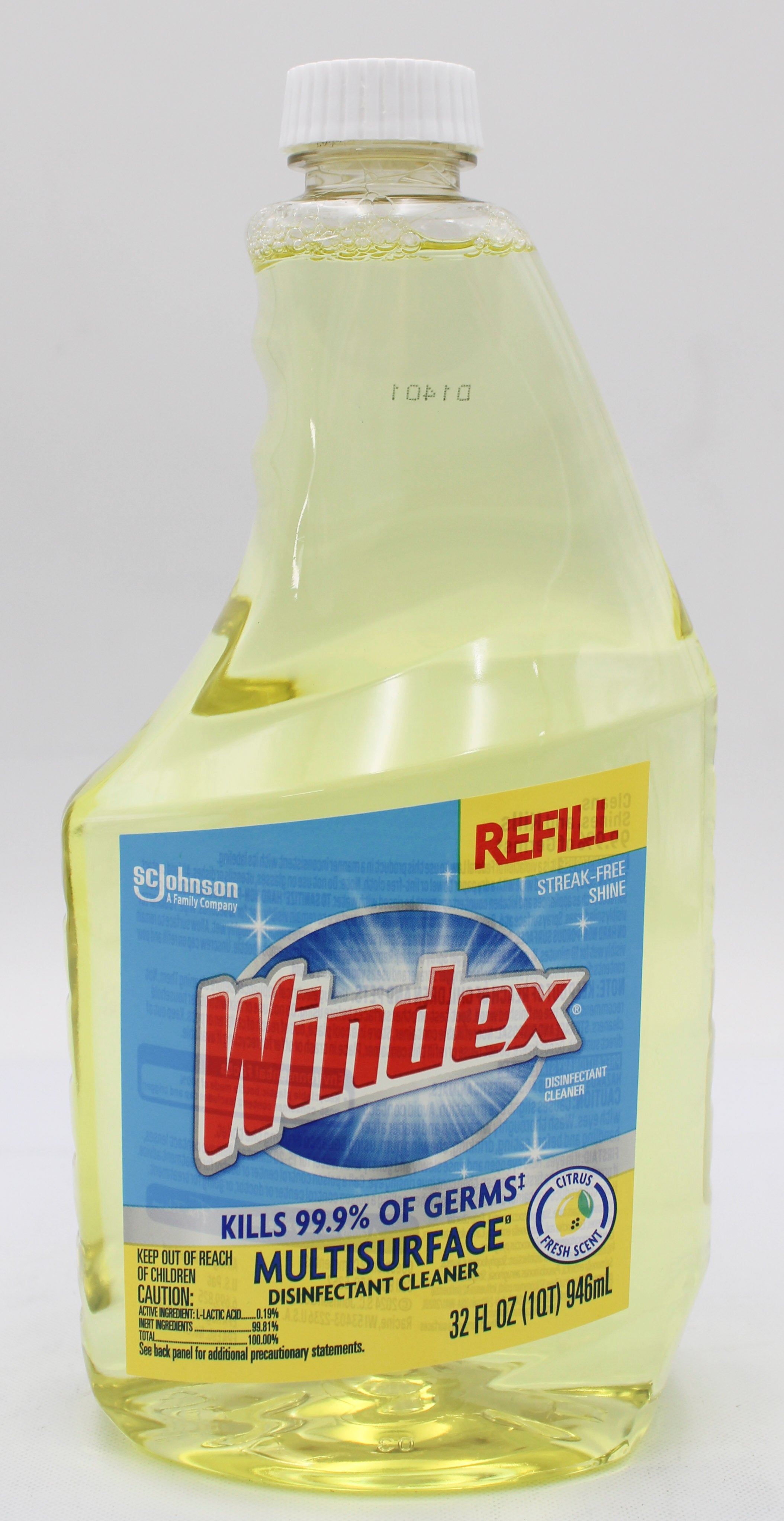 WINDEX MULTI SURFACE DISINFECTANT CLEANER REFILL 32oz US