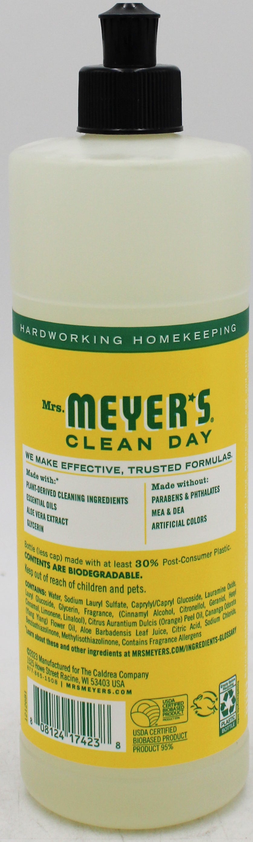 SP MRS MEYER'S DISH SOAP 16oz HONEYSUCKLE SCENT