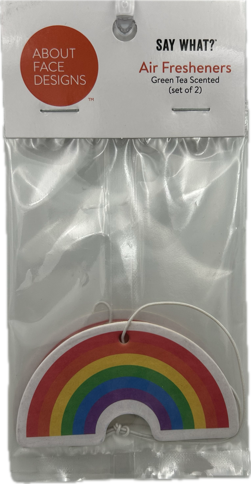 RAINBOW CAR AIR FRESHENER 2pc