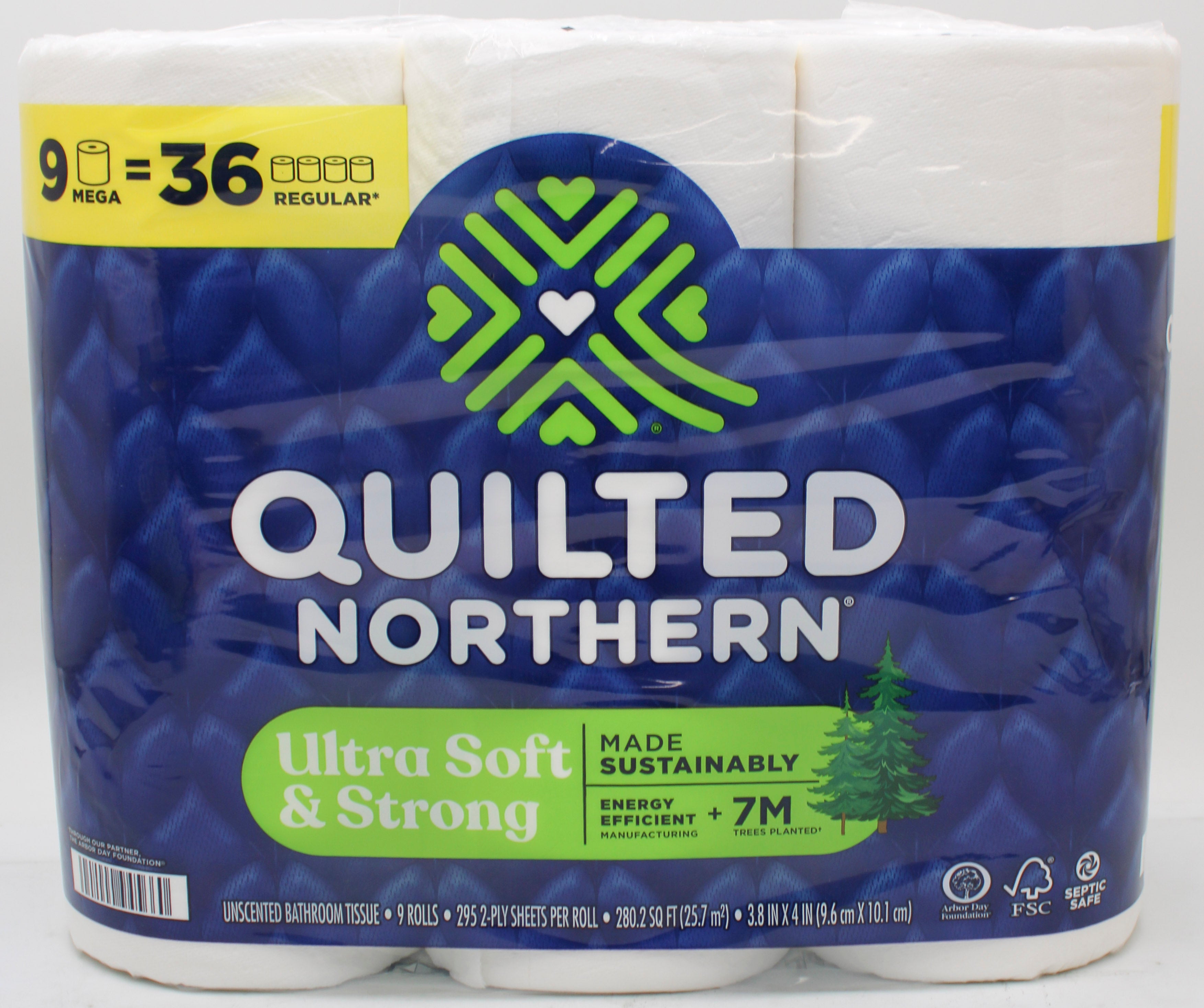 9 MEGA ROLL QUILTED NORTHERN TOILET PAPER