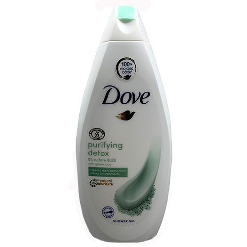 DOVE SHWR GEL 500ML PURIFYING DETOX