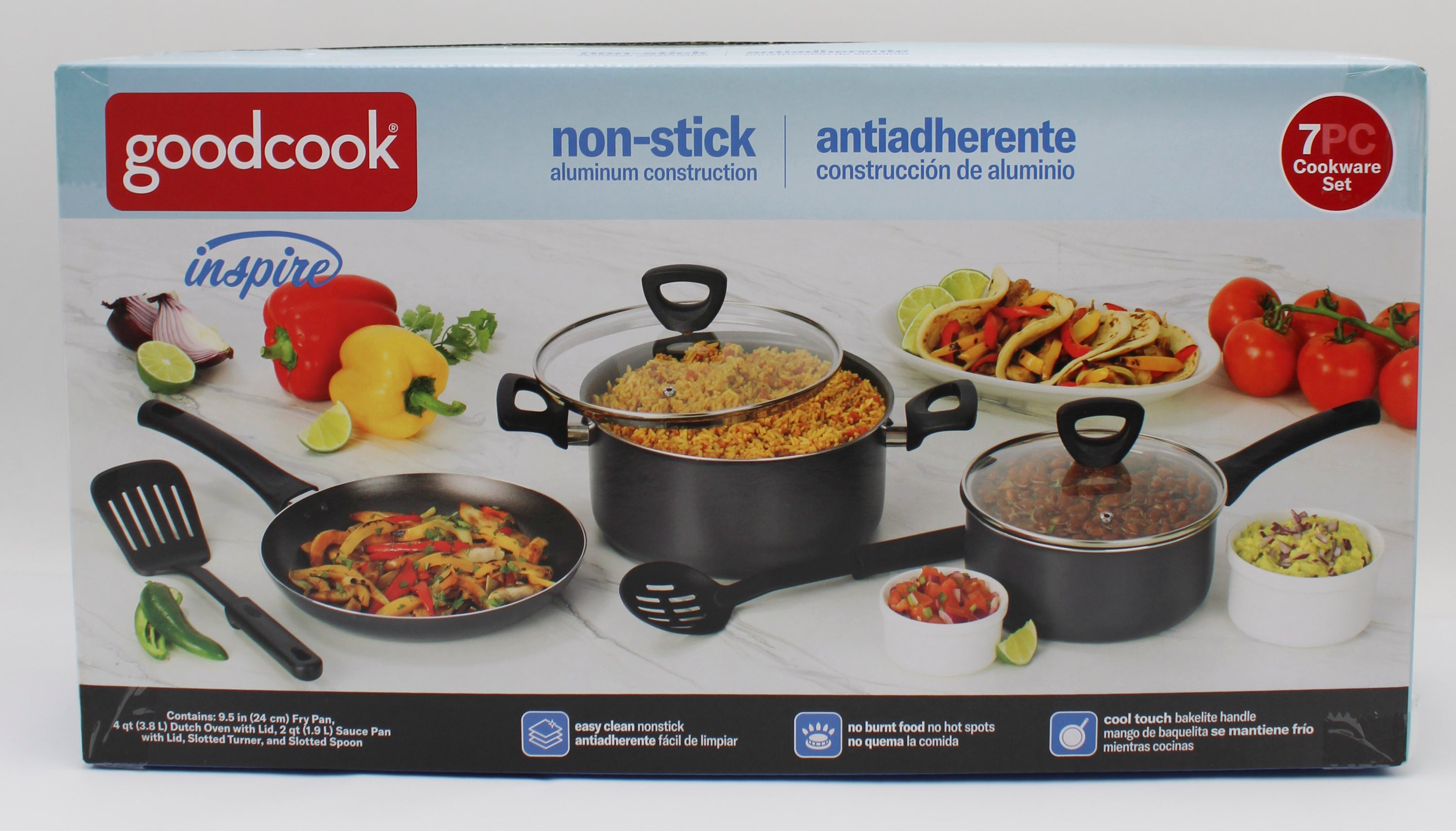 7-Piece Nonstick Cookware Set | Wholesale Kitchenware