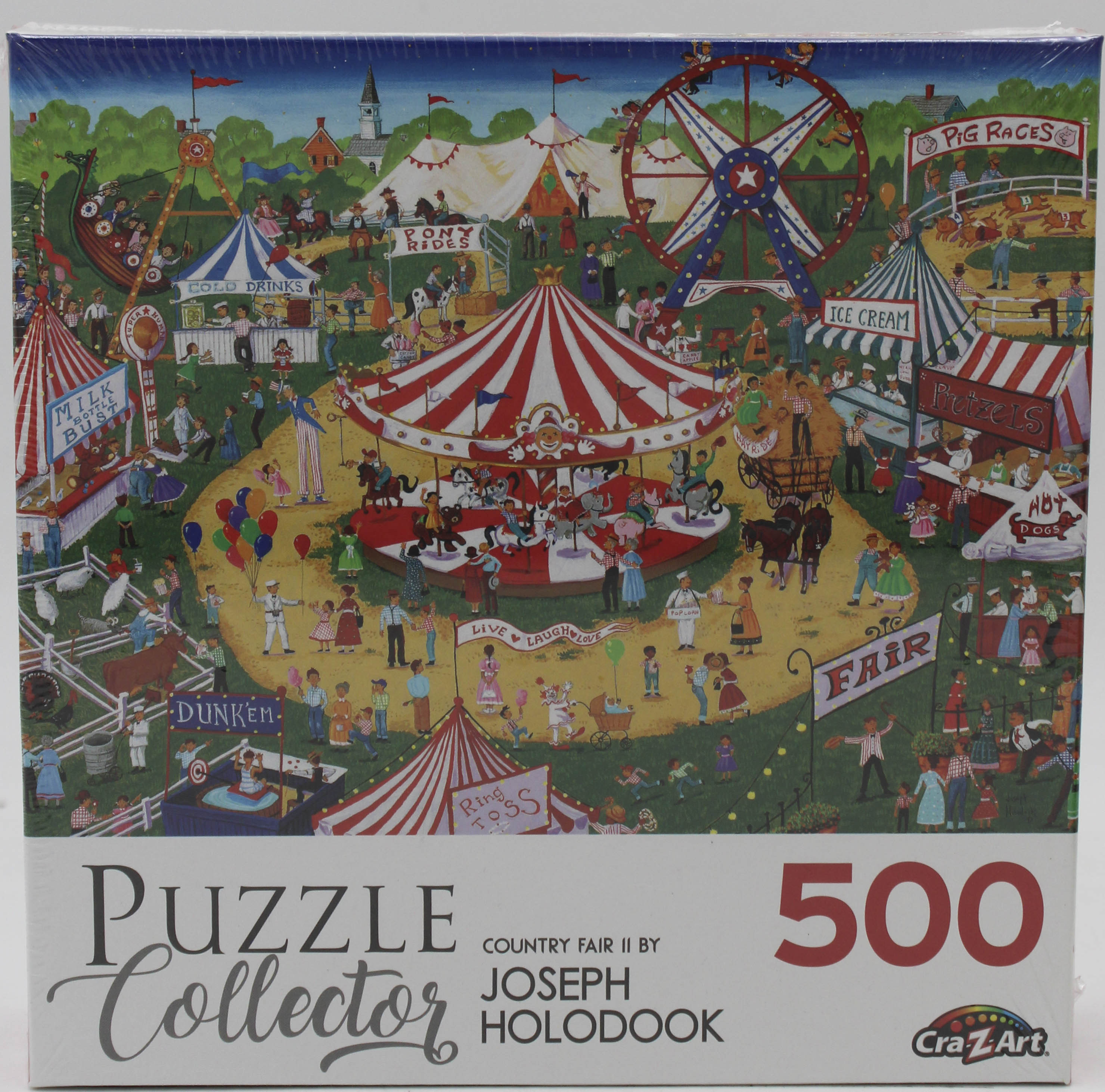 CRA-Z-ART PUZZLE COLLECTOR COUNTRY FAIR 500PC