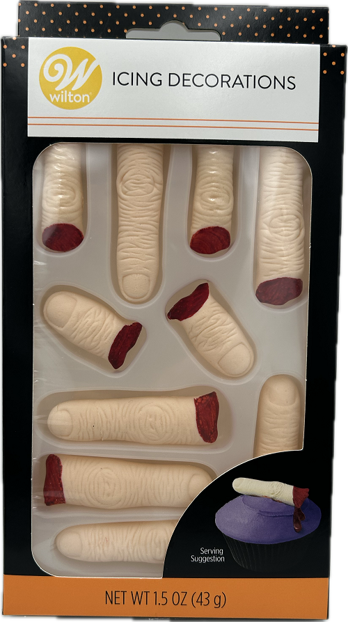 HALLOWEEN ICING DECORATION ROYAL SEVERED FINGER 12 CT NI BEST BUY: 11/2025