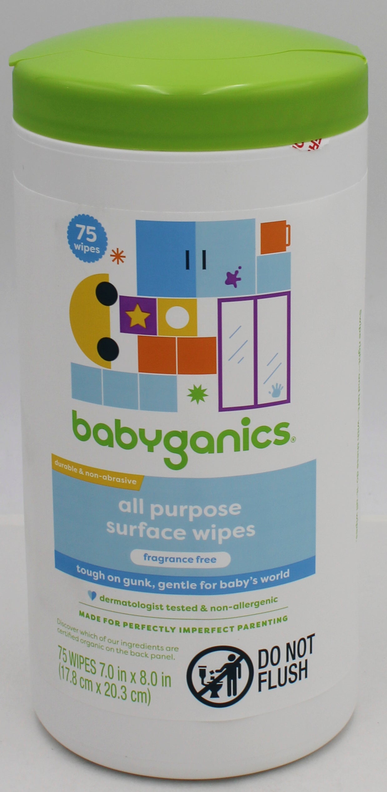 BABYGANICS ALL PURPOSE SURFACE WIPES 75ct US