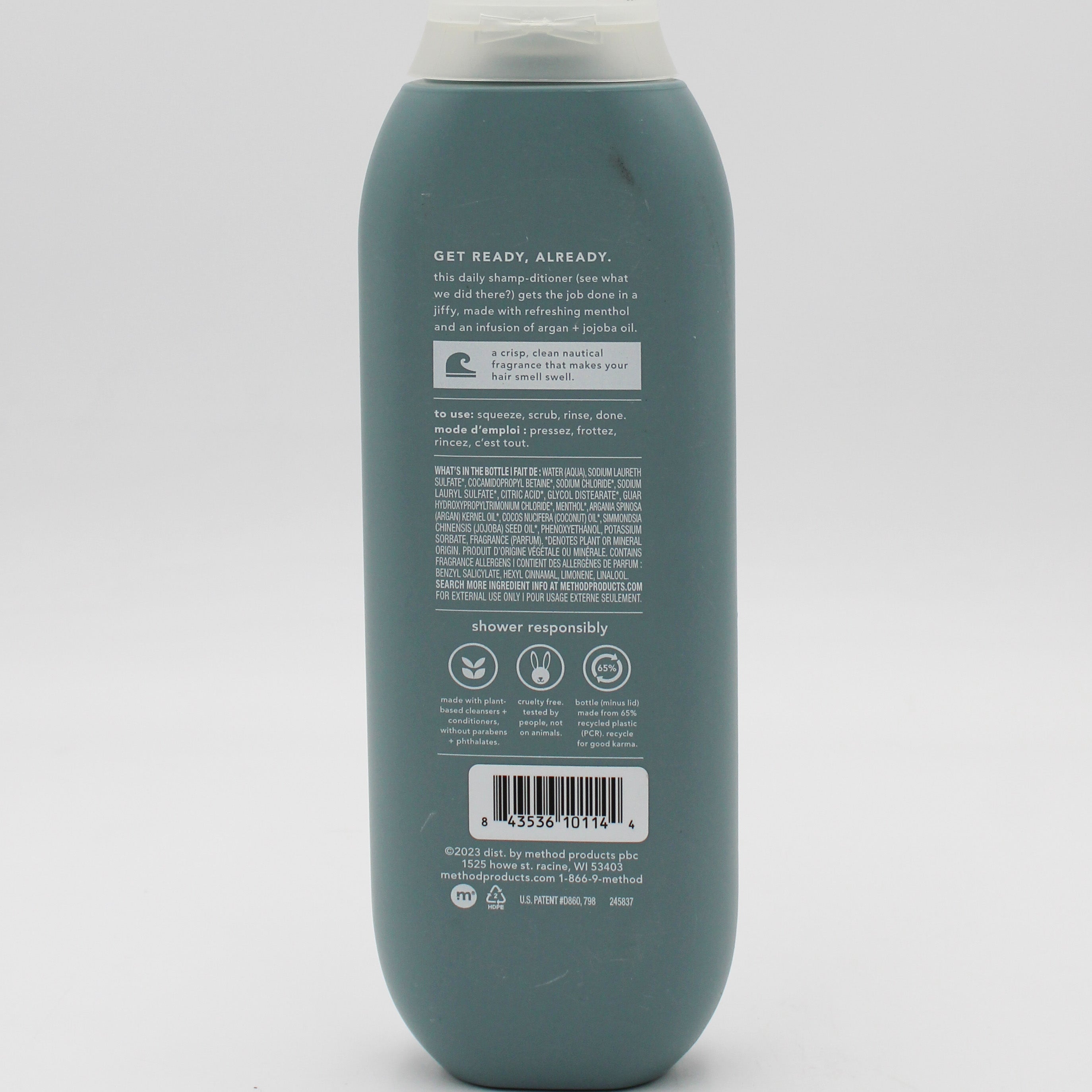 SP METHOD MEN SEA + SURF 2 IN 1 SHAMPOO + CONDITIONER 14oz