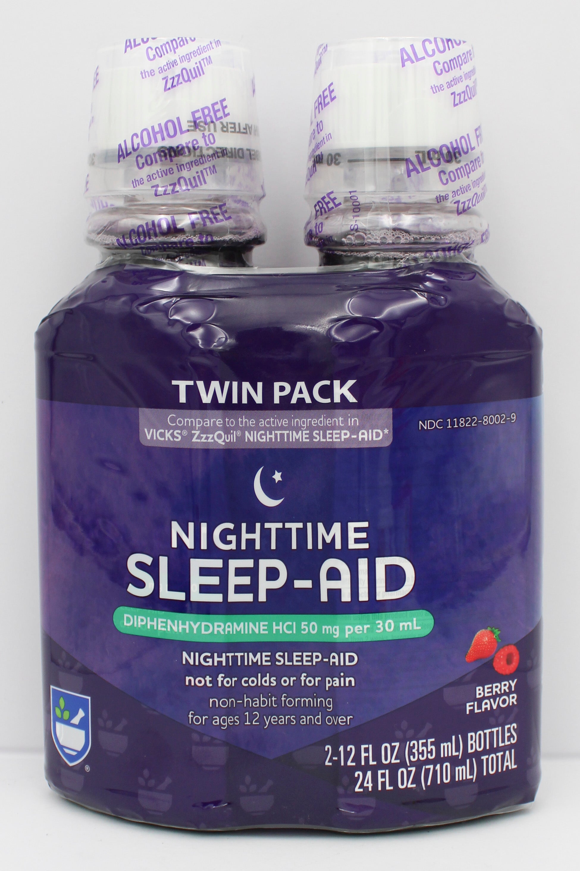 RITE AID NIGHTTIME SLEEP-AID 12oz TWIN PACK EXP 2/15/2027