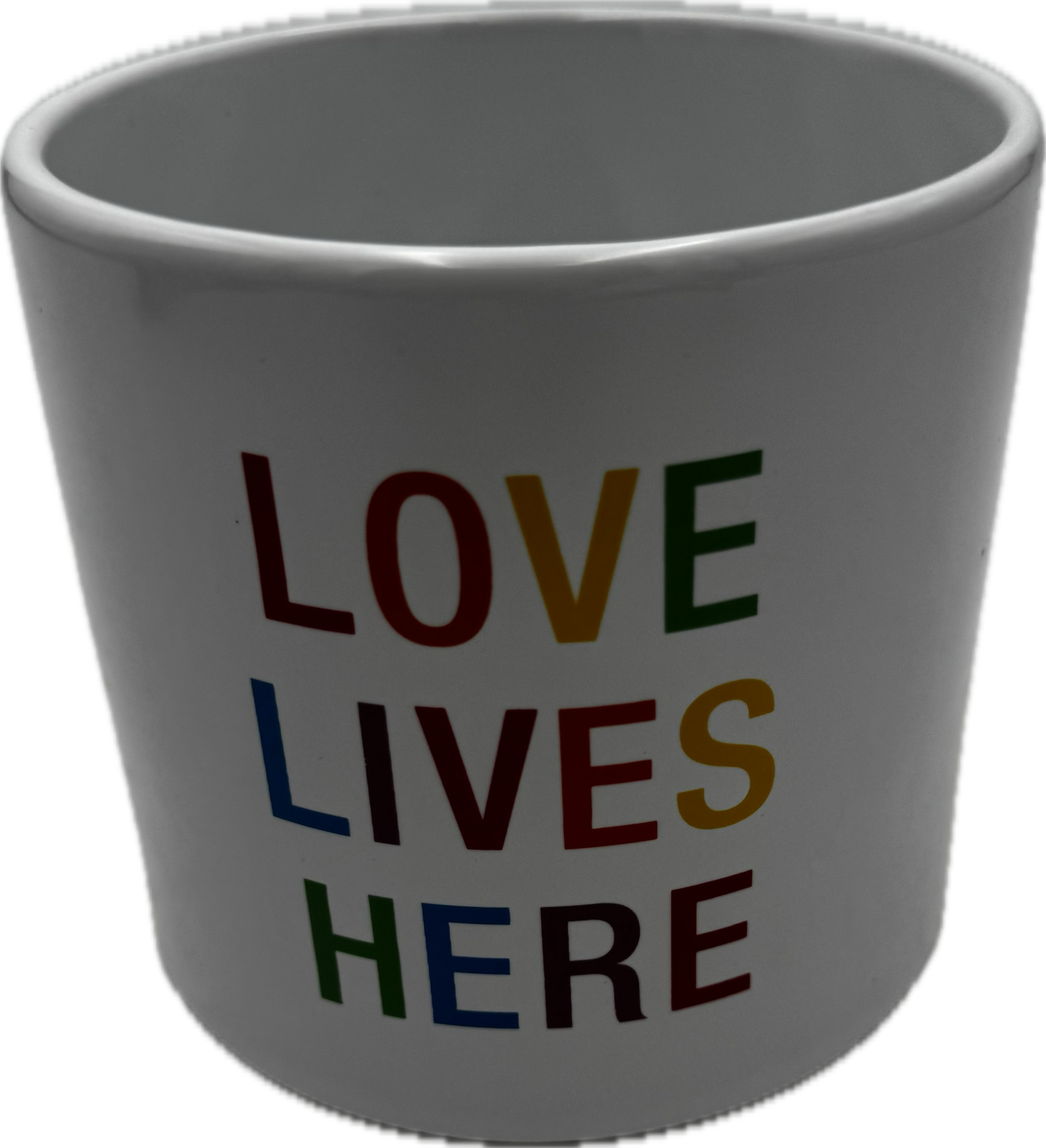 LOVE LIVES HERE PLANTER