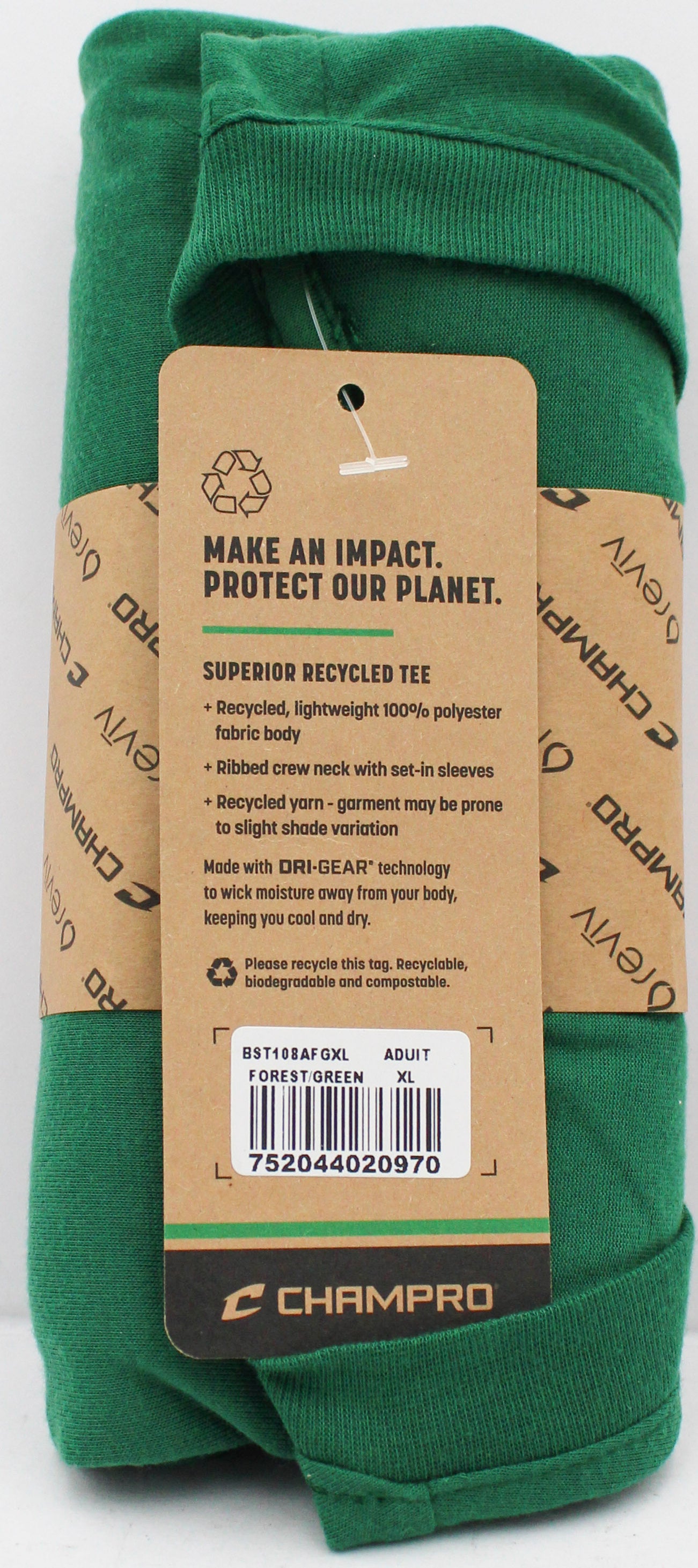 T-SHIRT - ADULT - FOREST GREEN - XL
