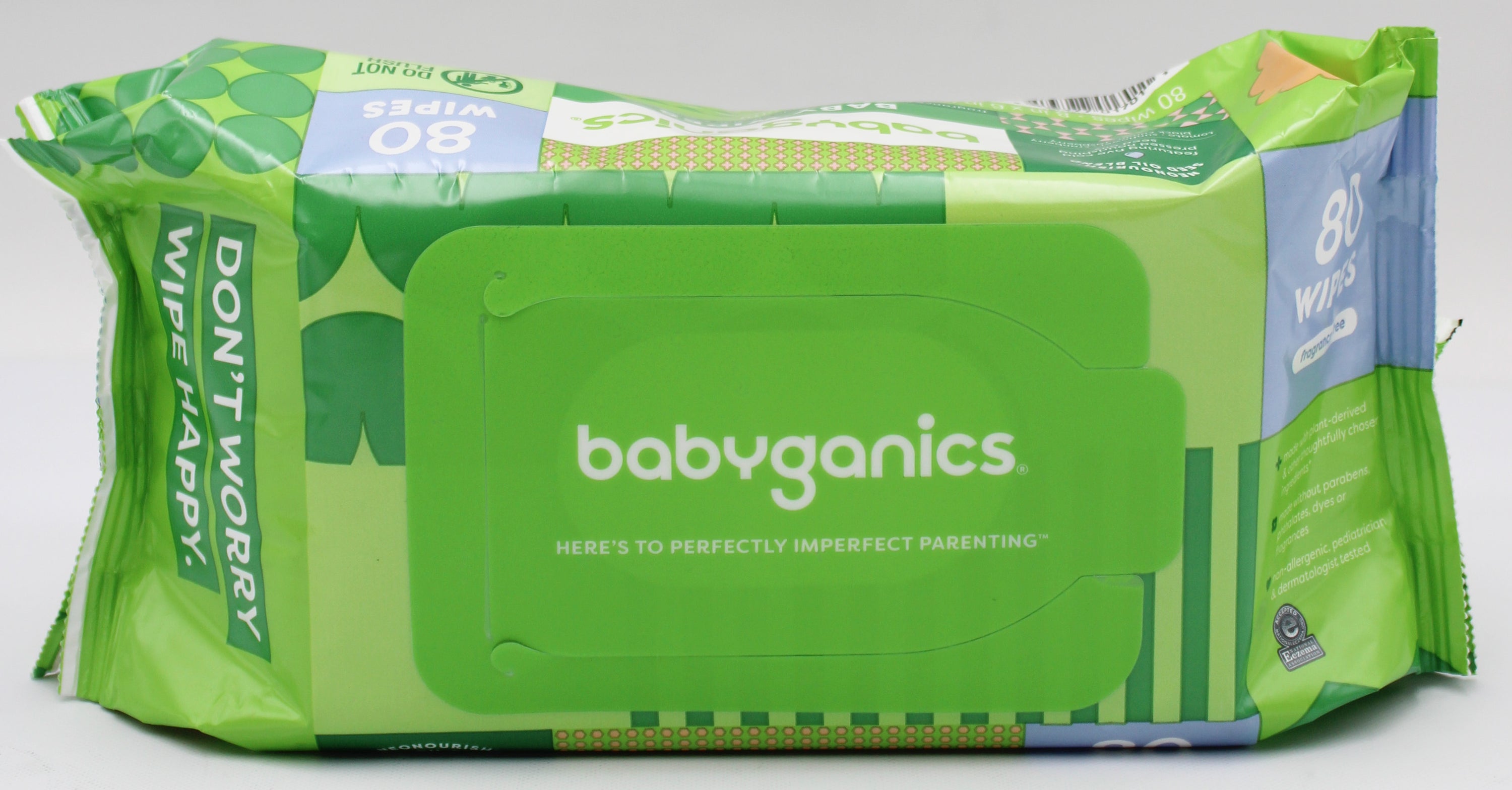 BABYGANICS BABY WIPES FRAGRANCE FREE 80ct US