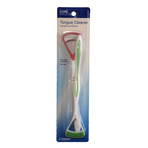 CORE VALUES TONGUE CLEANER 2CT