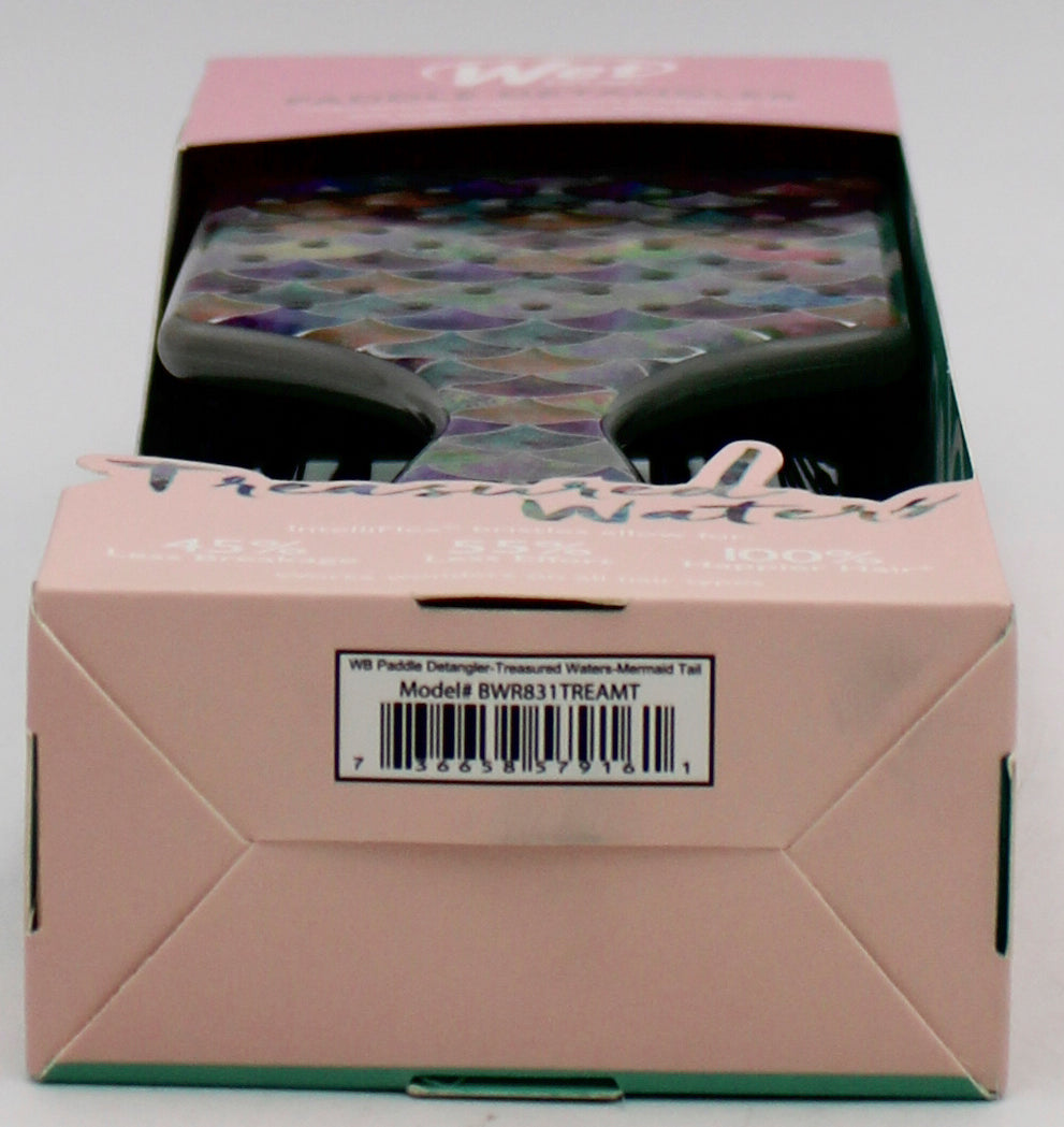 WET BRUSH PADDLE DETANGLER TREASURED WATERS MERMAID TAIL NI