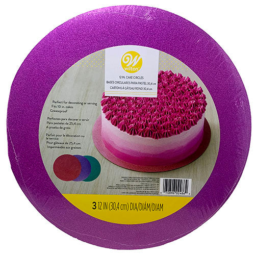 SP WLTN CRDBRD CAKE CIRCLES 12"/3CT.