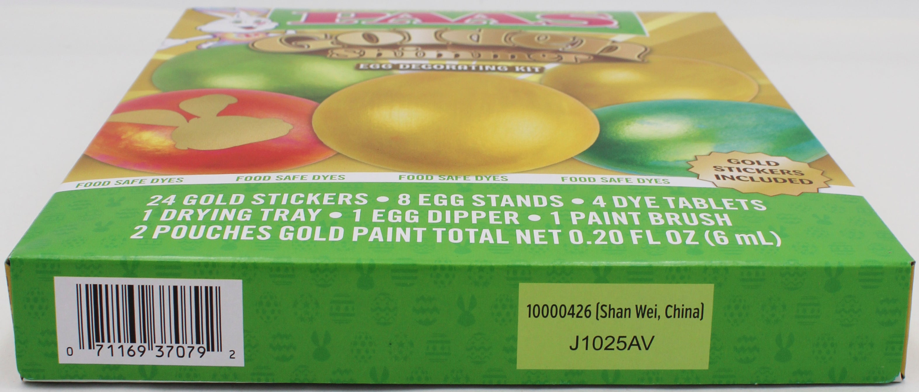 PAAS GOLDEN SHIMMER  EGG DECORATING KIT SHELF TRAY