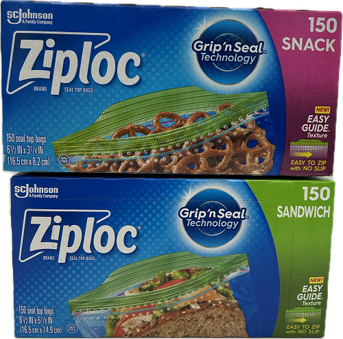 ZIPLOC EASY GUIDE MIXED DISPLAY