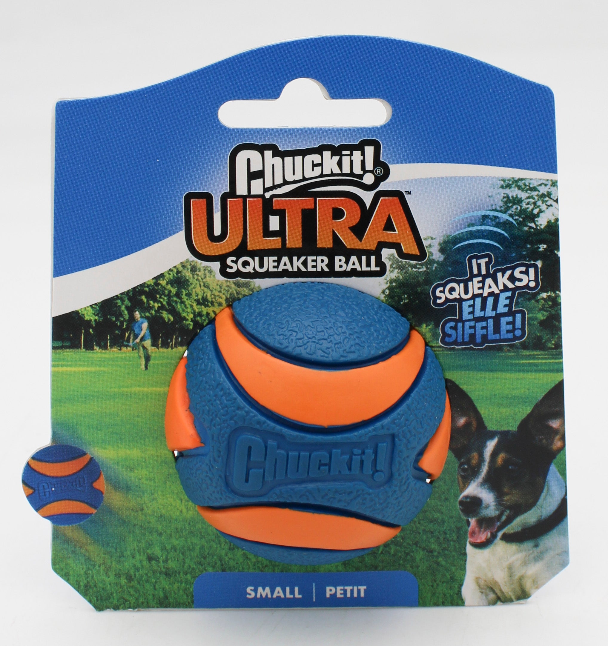 CHUCKIT ULTRA SQUEAKER BALL SMALL
