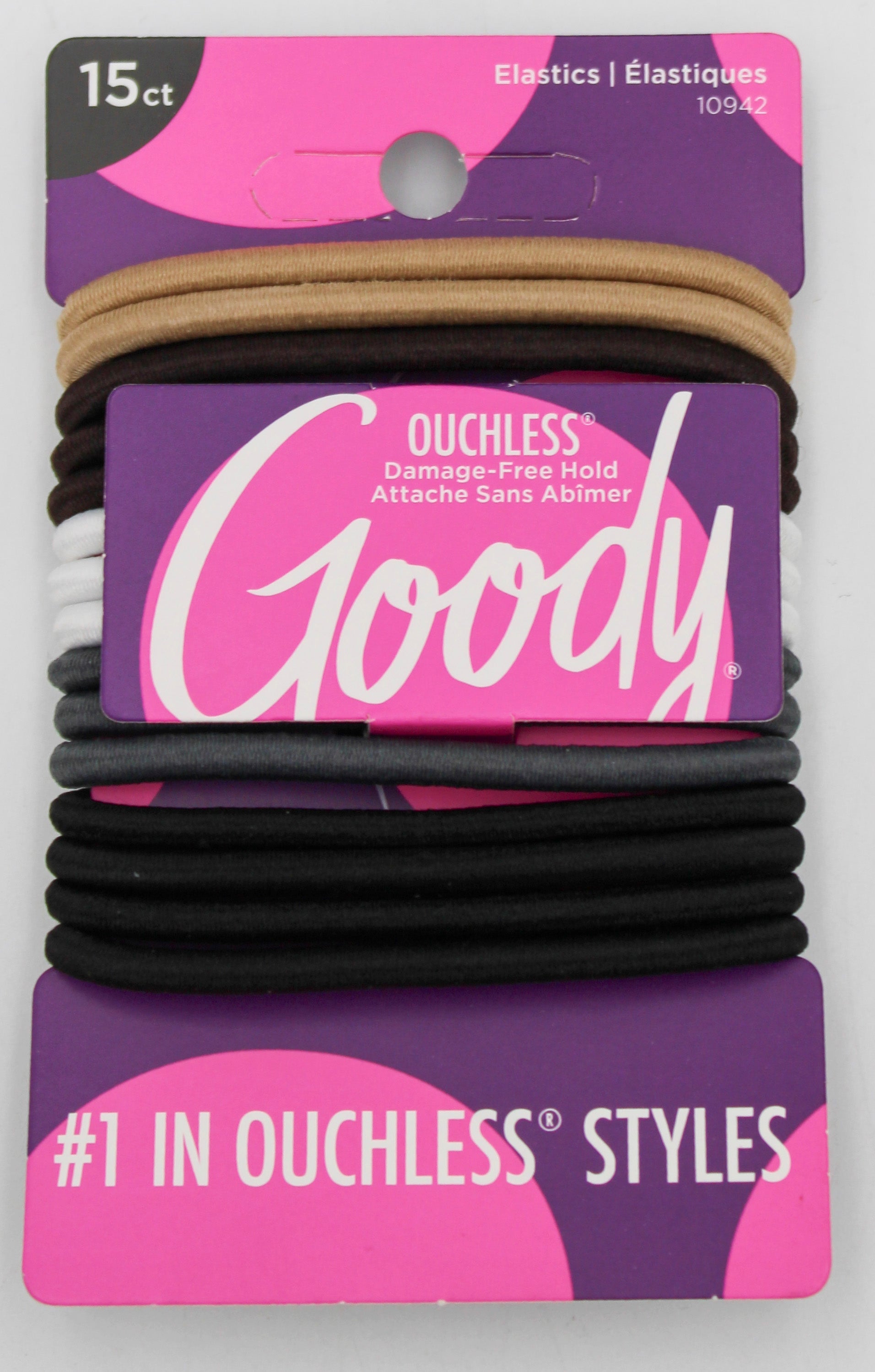 GOODY ELASTICS OUCHLESS NEUTRAL 4MM 15ct NI