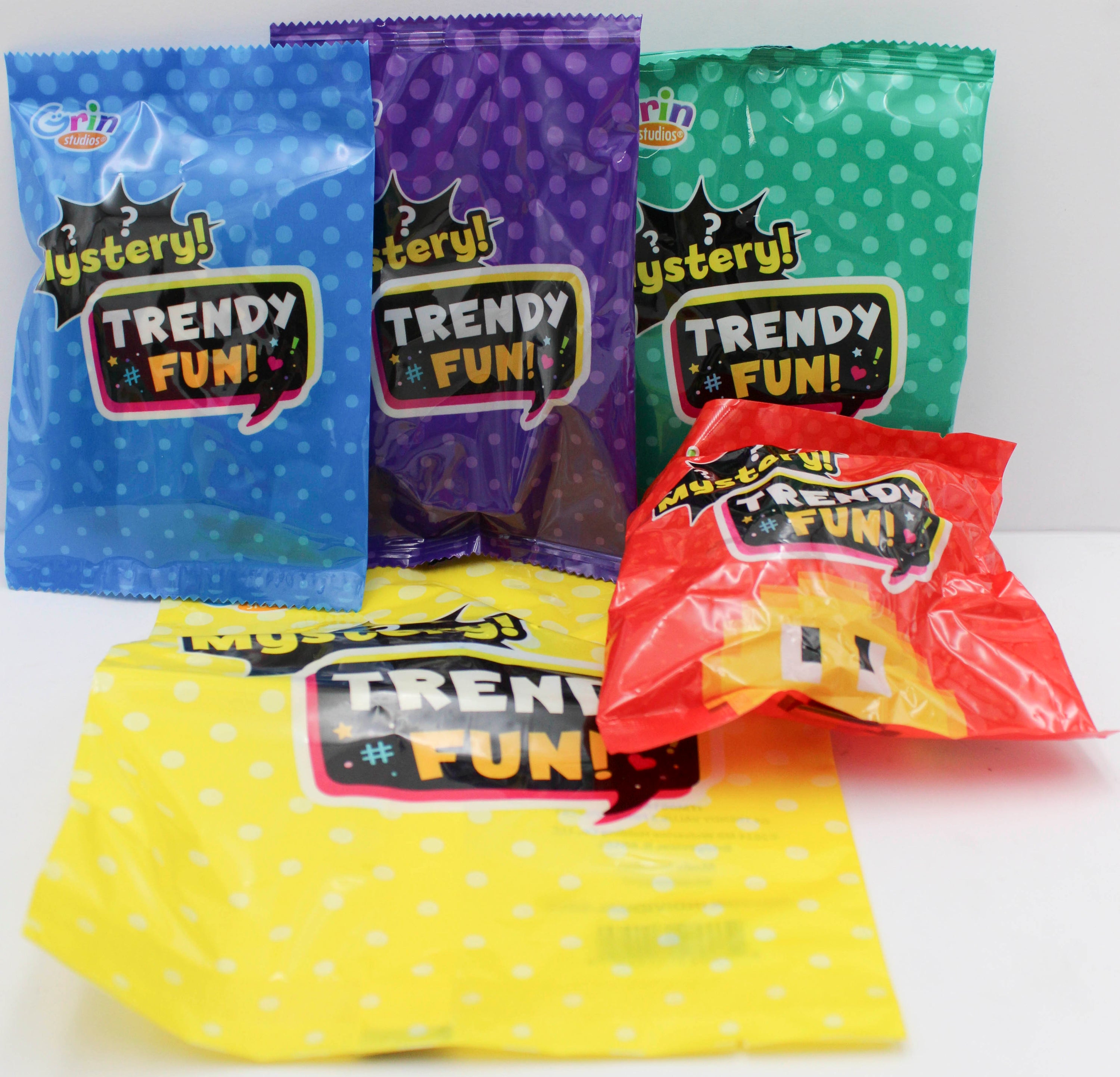 10 FUN TRENDY MYSTERY SUPRISES IN BOX 5.5in x 5.5in x 7in