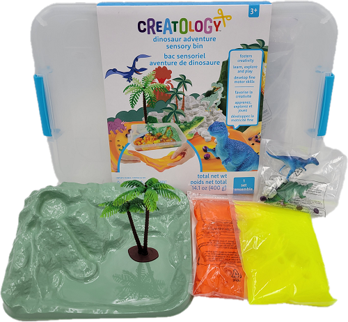 CREATOLOGY DINOSAUR ADVENTURE SENSORY BIN SET ENSEMBLE 14.1oz