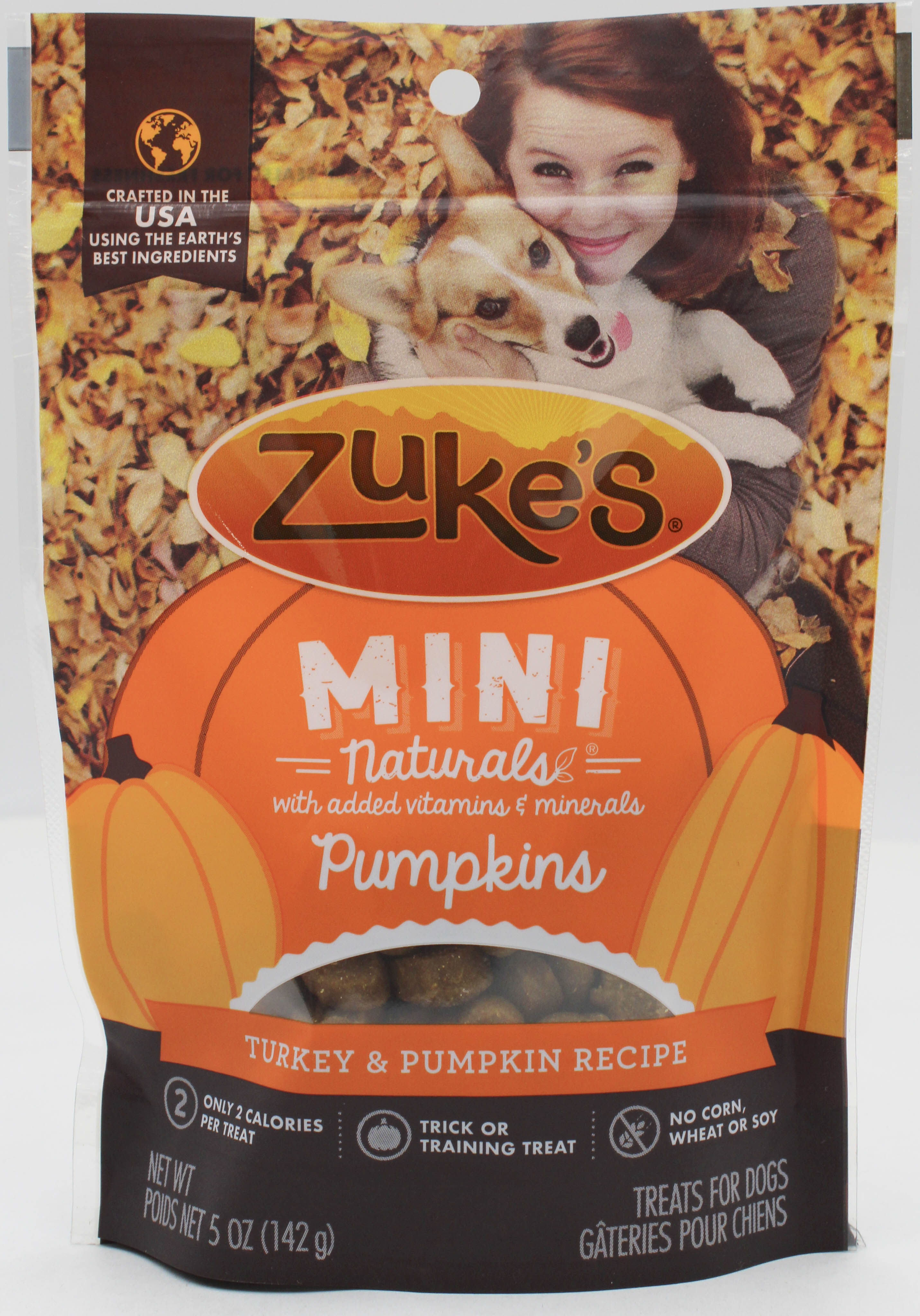 PURINA ZUKE'S MINI NATURALS DOG TREATS TURKEY PUMPKIN 5oz NI BB 12.31.26