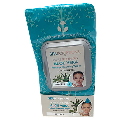 MAKEUP CLEANSNG WIPES 50CT-ALOEVERA