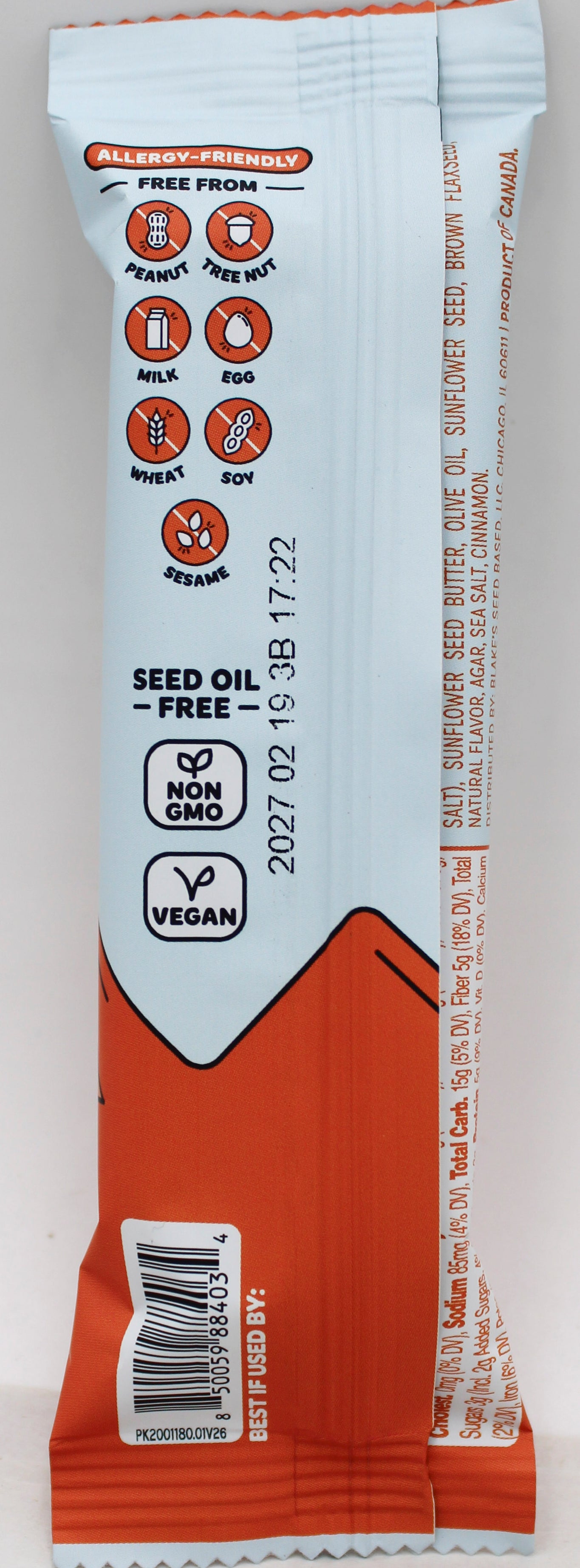 BLAKE'S BREAKFAST BARS PROTEIN CINNAMON ROLL 5ct 4.6 Oz