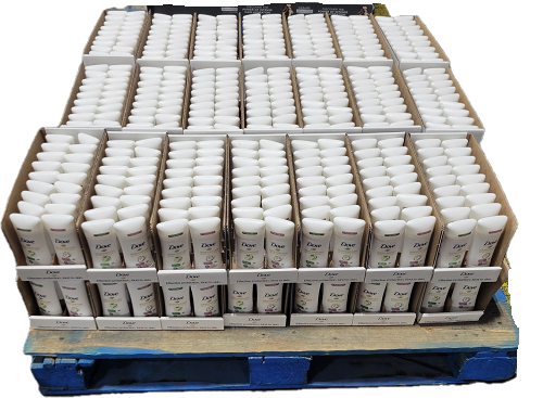 DOVE ANTIPERSPIRANT DEODORANT 756CT 2.6oz 378COOL ESSENTIALS/378CARING COCONUT EXP 12/31/24 DISPLAY