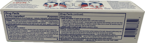 SENSODYNE SENSITIVITY & GUM WHITENING TOOTHPASTE 3.4oz 12/8/25 NI