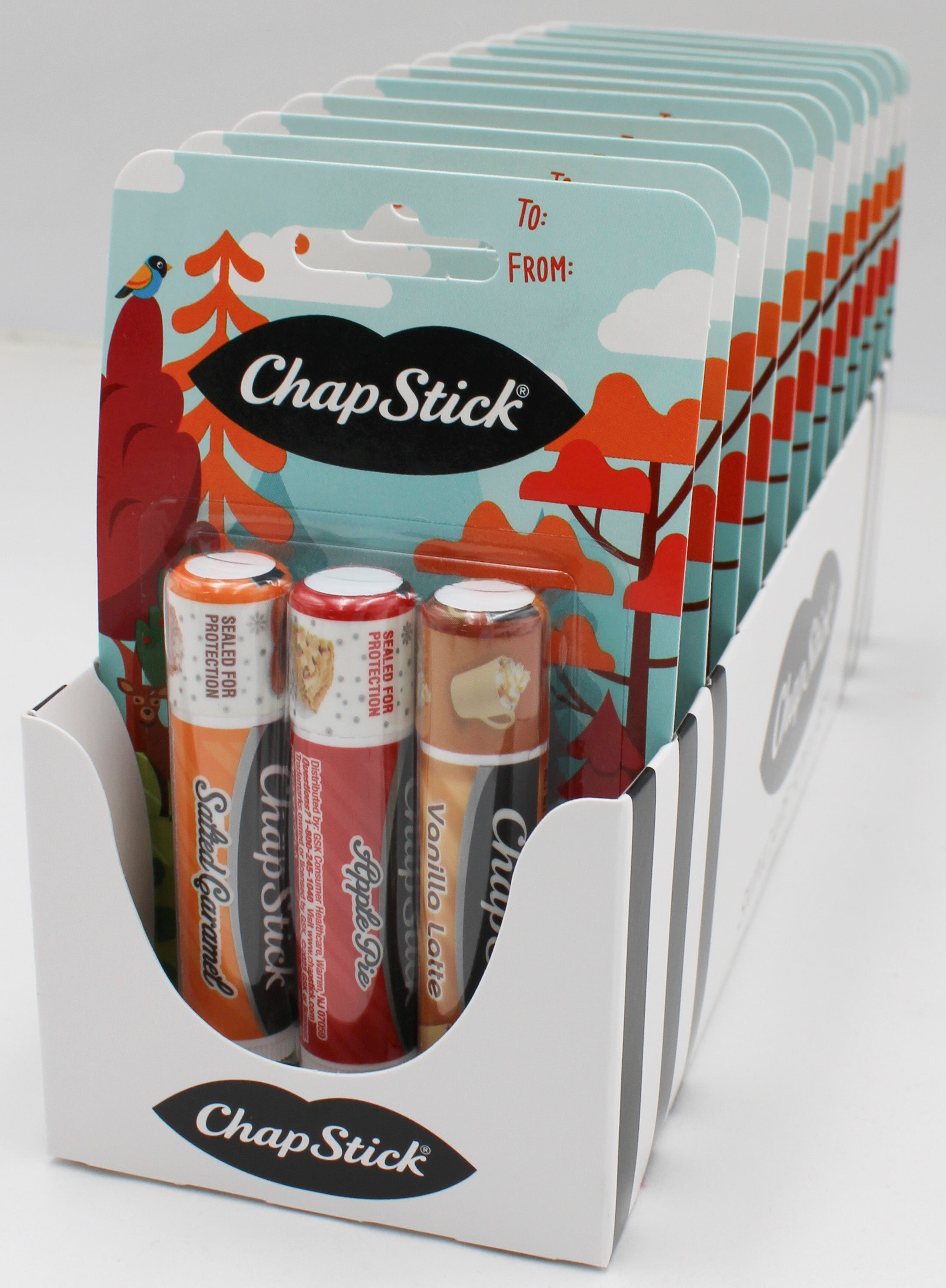 CHAPSTICK 3CT FALL FAVORITES .45oz exp 5/31/2027